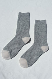 Wool Waffled Socks