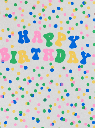 Birthday Confetti Card