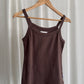 Pointelle Eve Cami - Chocolate