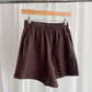 Flared Basketball Shorts - Chocolate