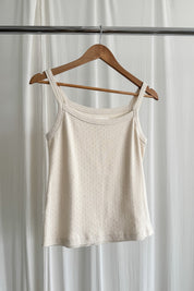 Pointelle Eve Cami - Naturel