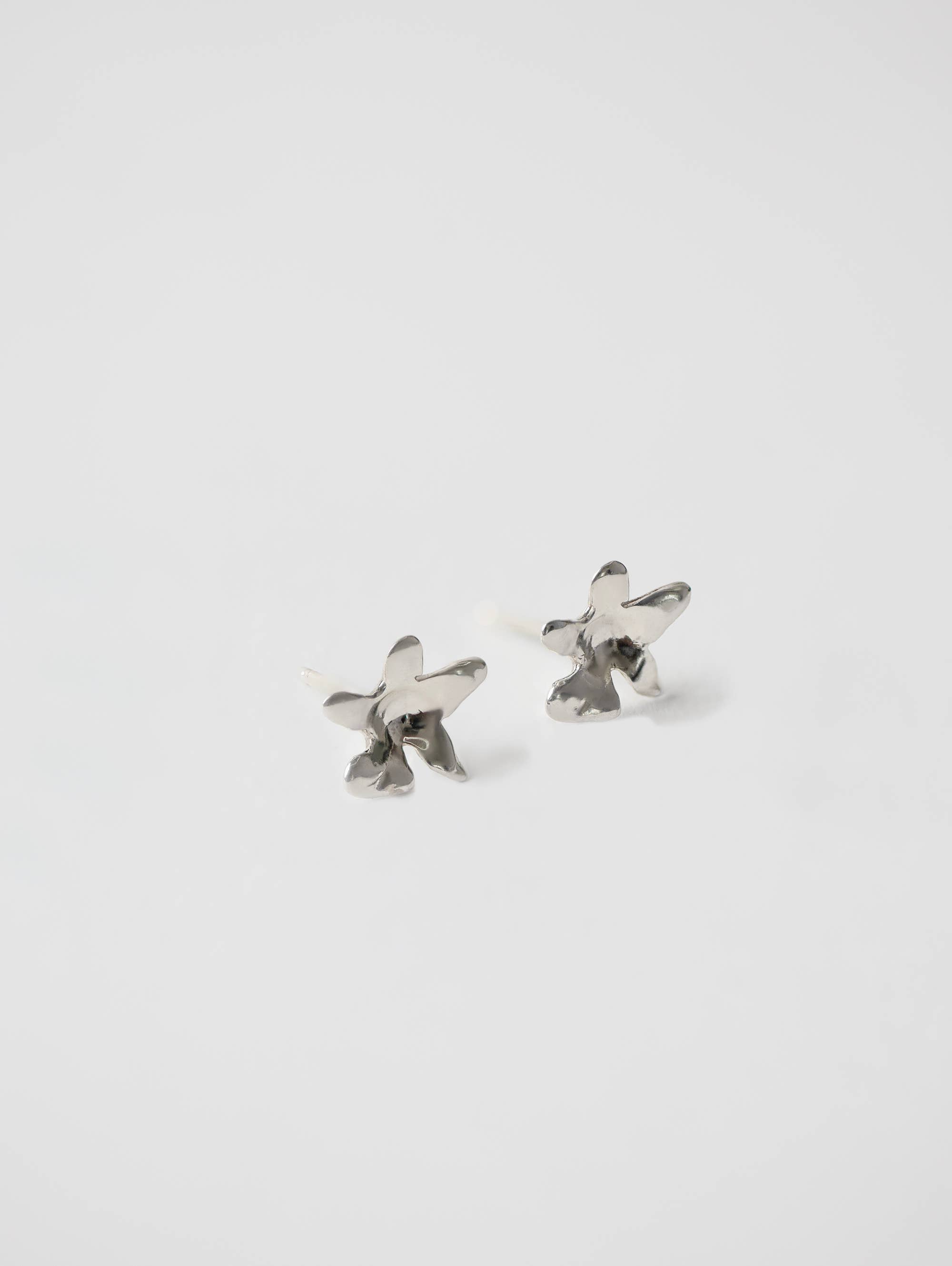 Flower Studs - Sterling Silver