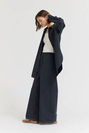 Oversized Round Hem Shirt