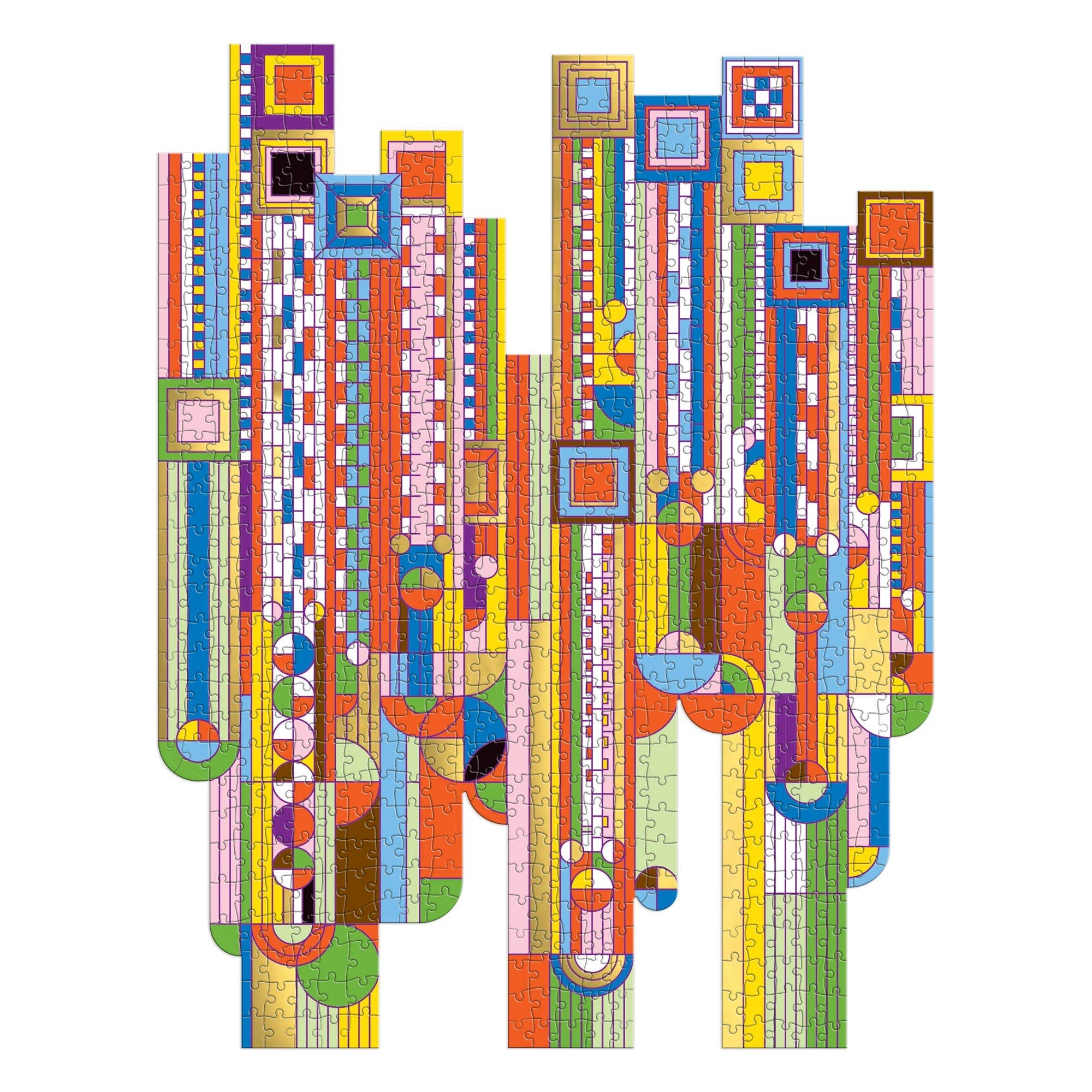 Frank Lloyd Wright Saguaro Cactus & Forms 750 Piece Shaped Foil Puzzle