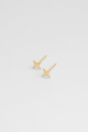 Scarlet Studs - 14K White Gold