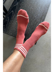 Terracotta Girlfriend Socks
