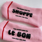 Pink Hugger Socks
