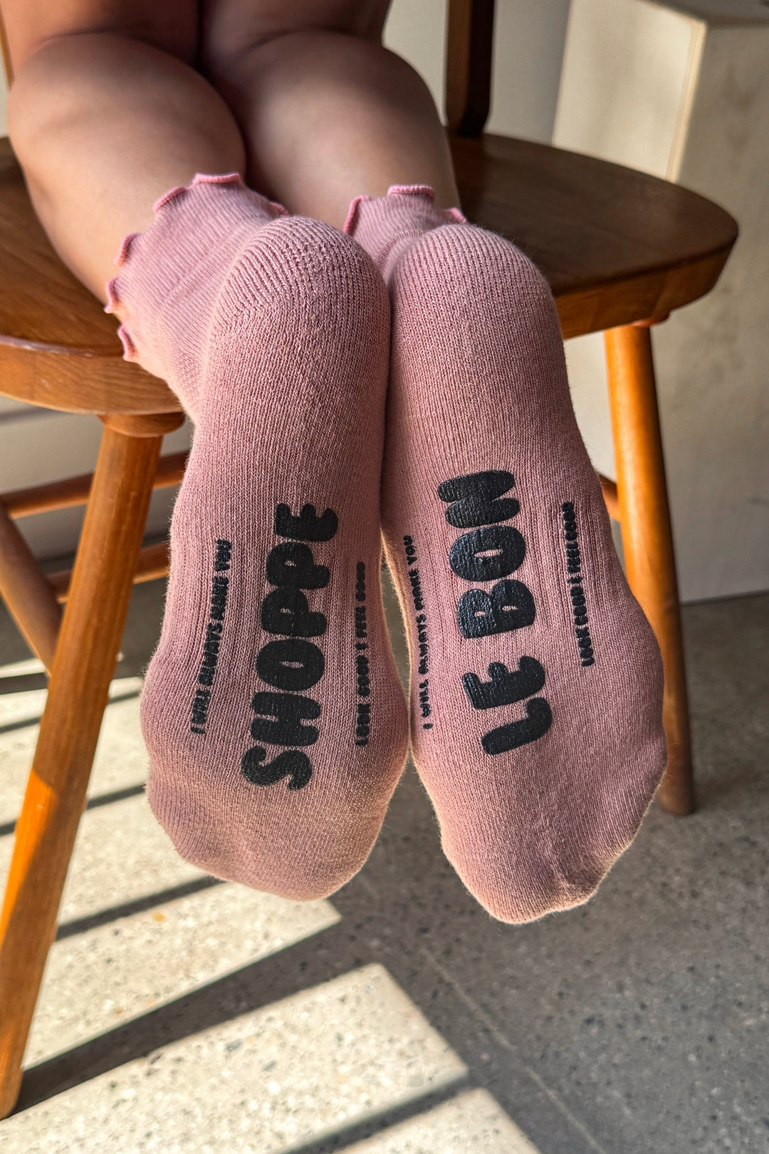 Ruffled Hugger Crew Socks