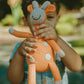 Giraffe Rattle - Soft Orange