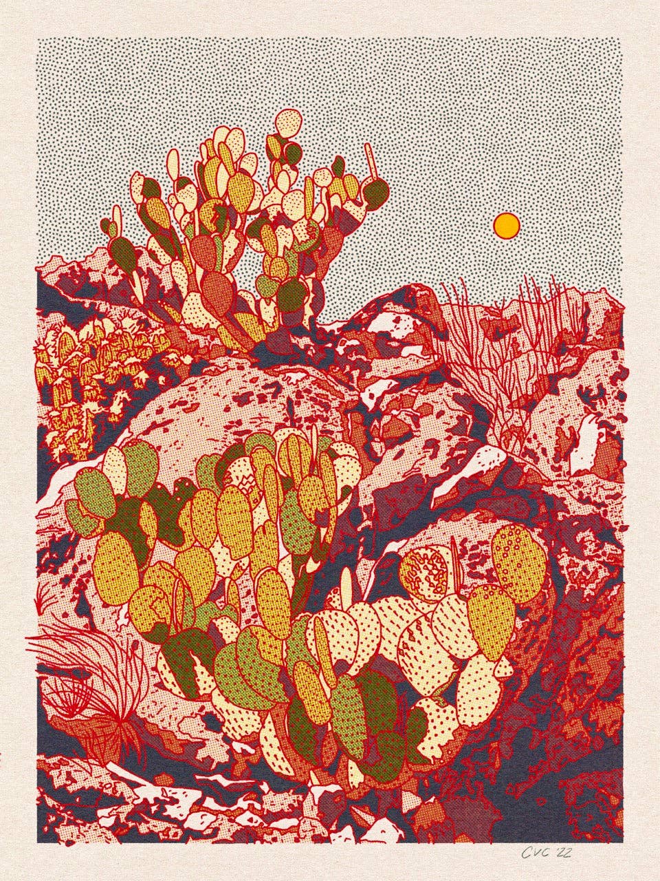Cactus Planet #4 Print