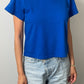 The Little Boy Tee - Cobalt