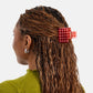 Midi Box Claw - Red Plaid