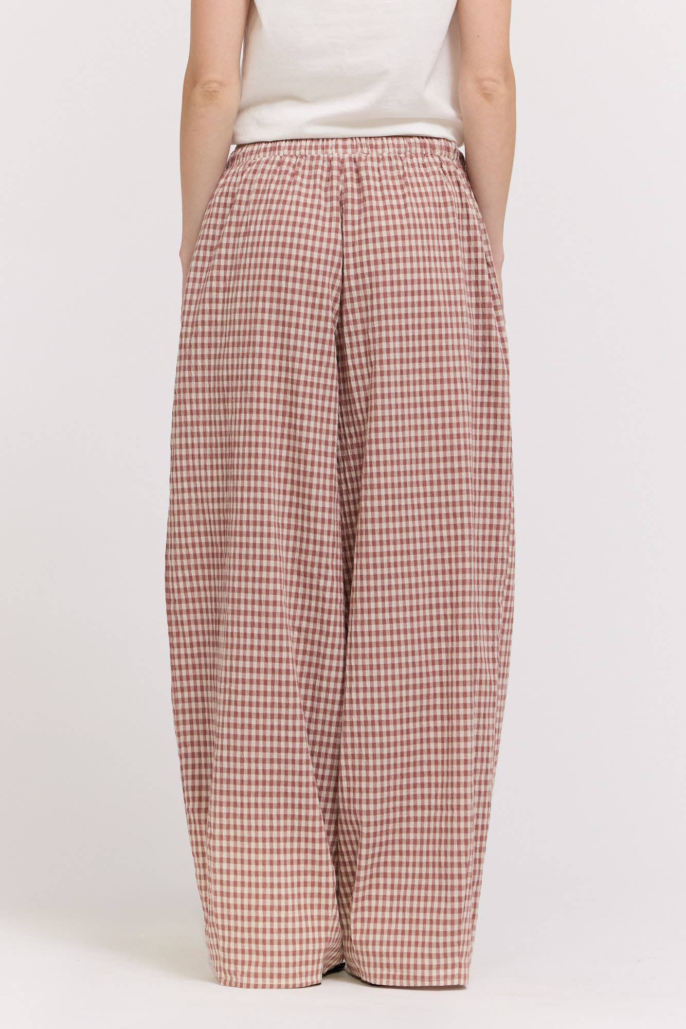 Relaxed Eyelet Pants