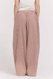 Relaxed Eyelet Pants