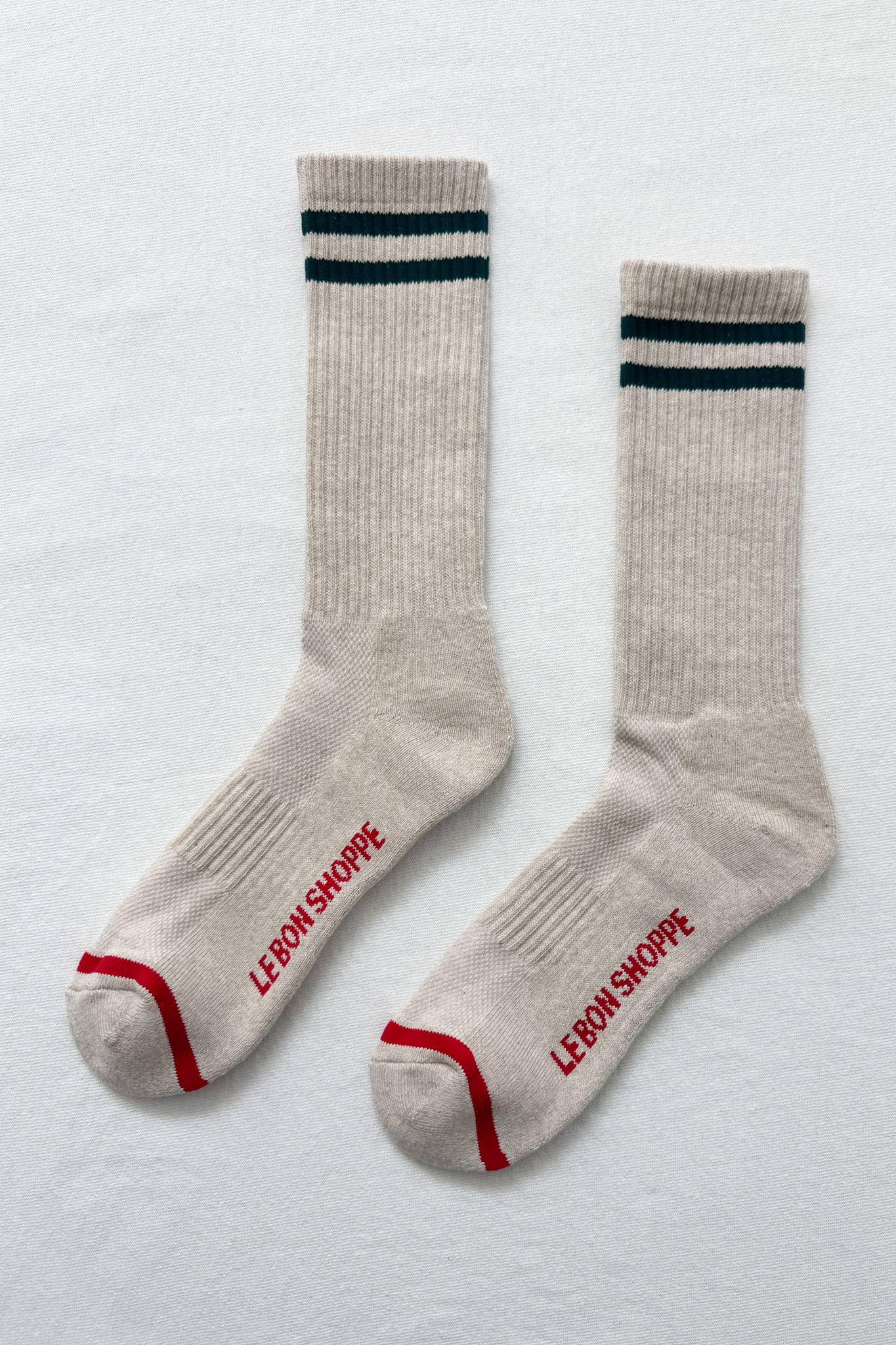 Oatmeal Extended Boyfriend Socks