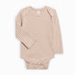 River Bodysuit - Truffle Stripe