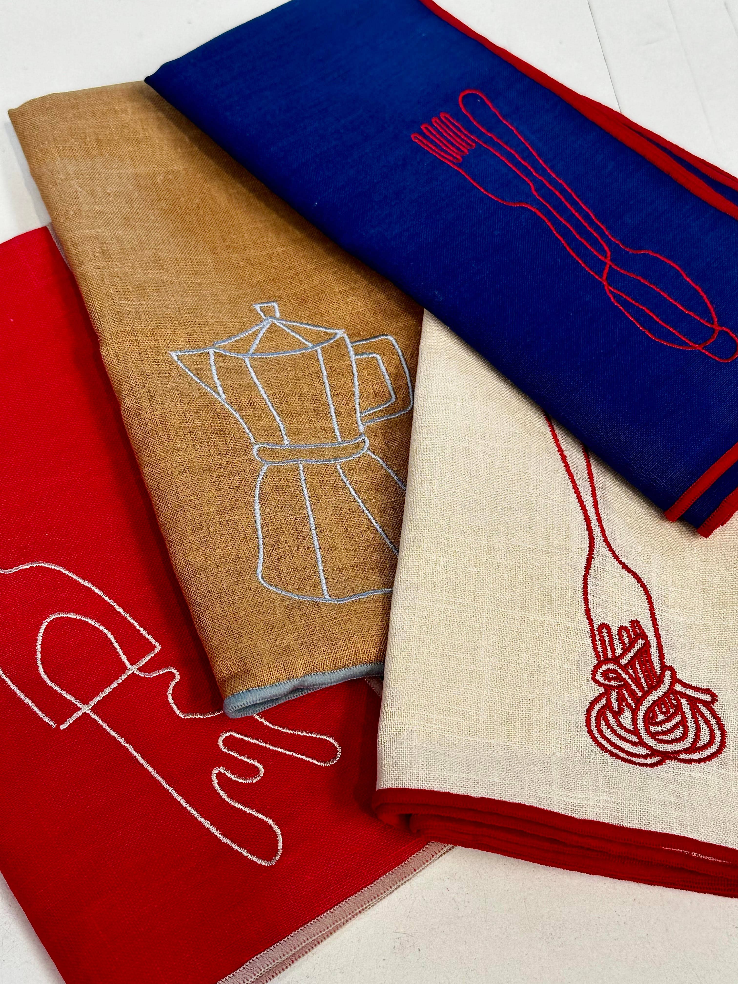 Cutlery Linen Blend Napkins - Set of 2