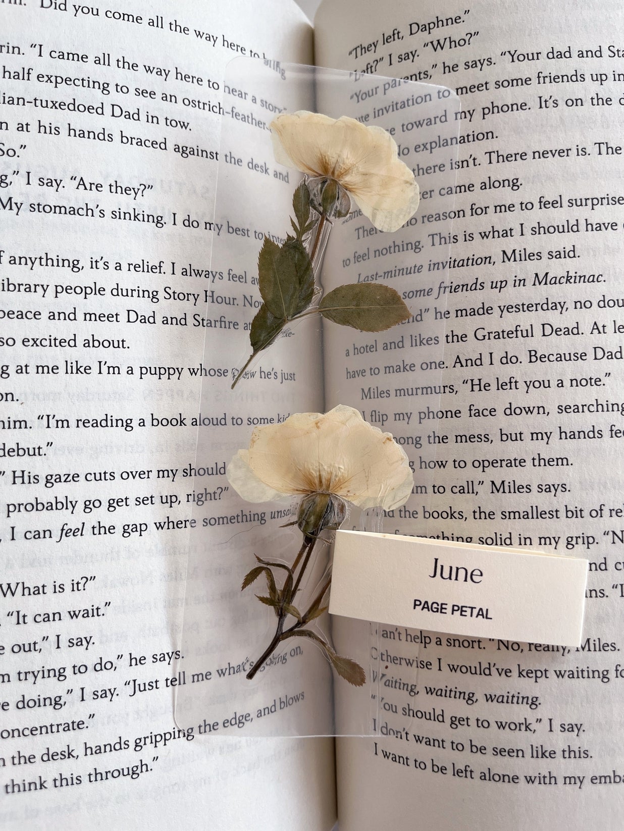Pressed Flower Bookmark