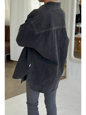 Theo Jacket - Black Denim
