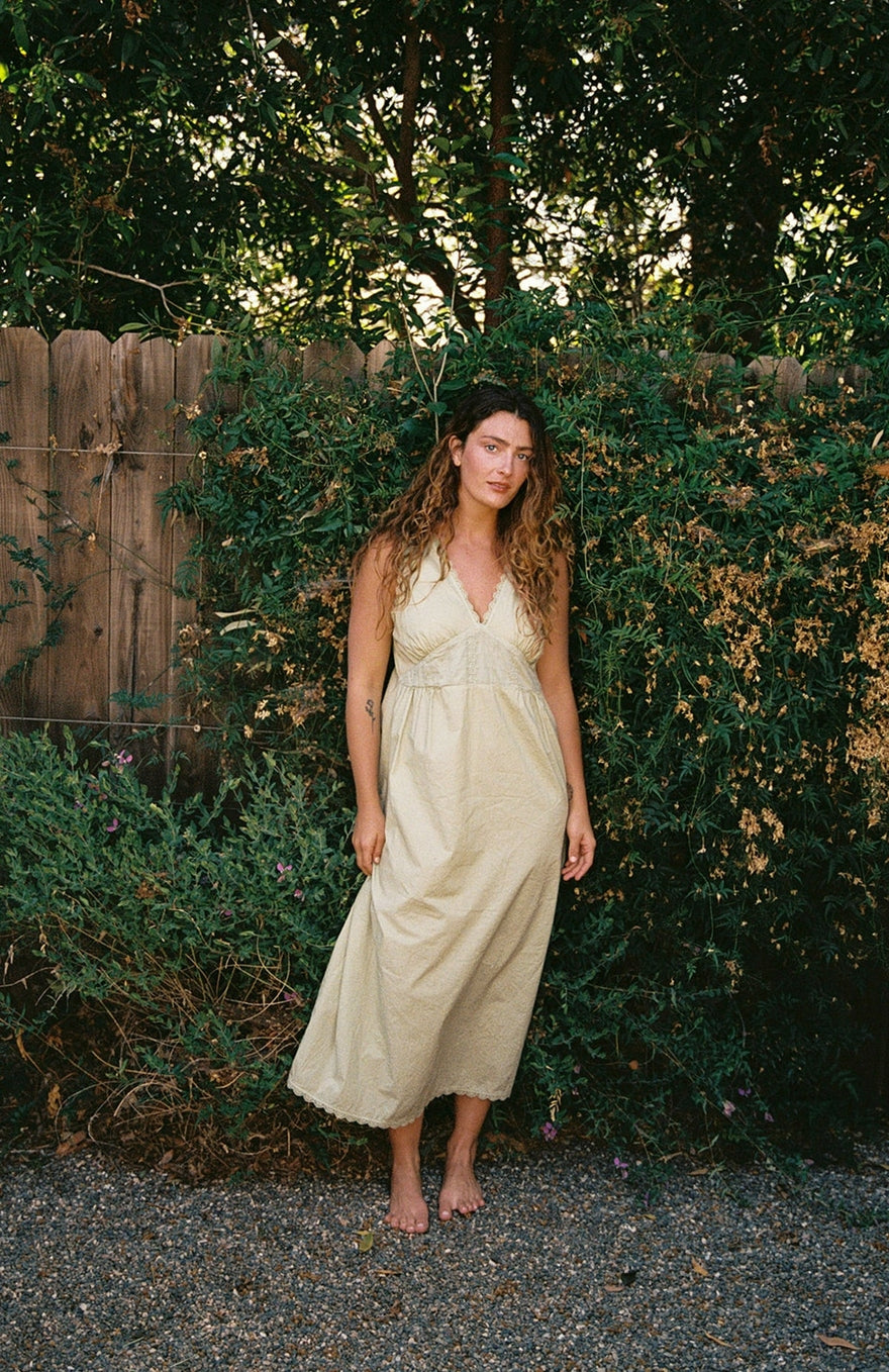 Makinna Poplin Dress - Butter
