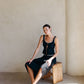 Woven Linen Lace Trim Top