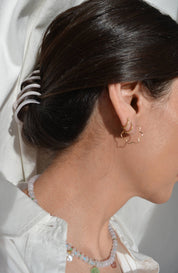 Mini Flora Hoops - Gold Filled