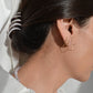 Mini Flora Hoops - Gold Filled