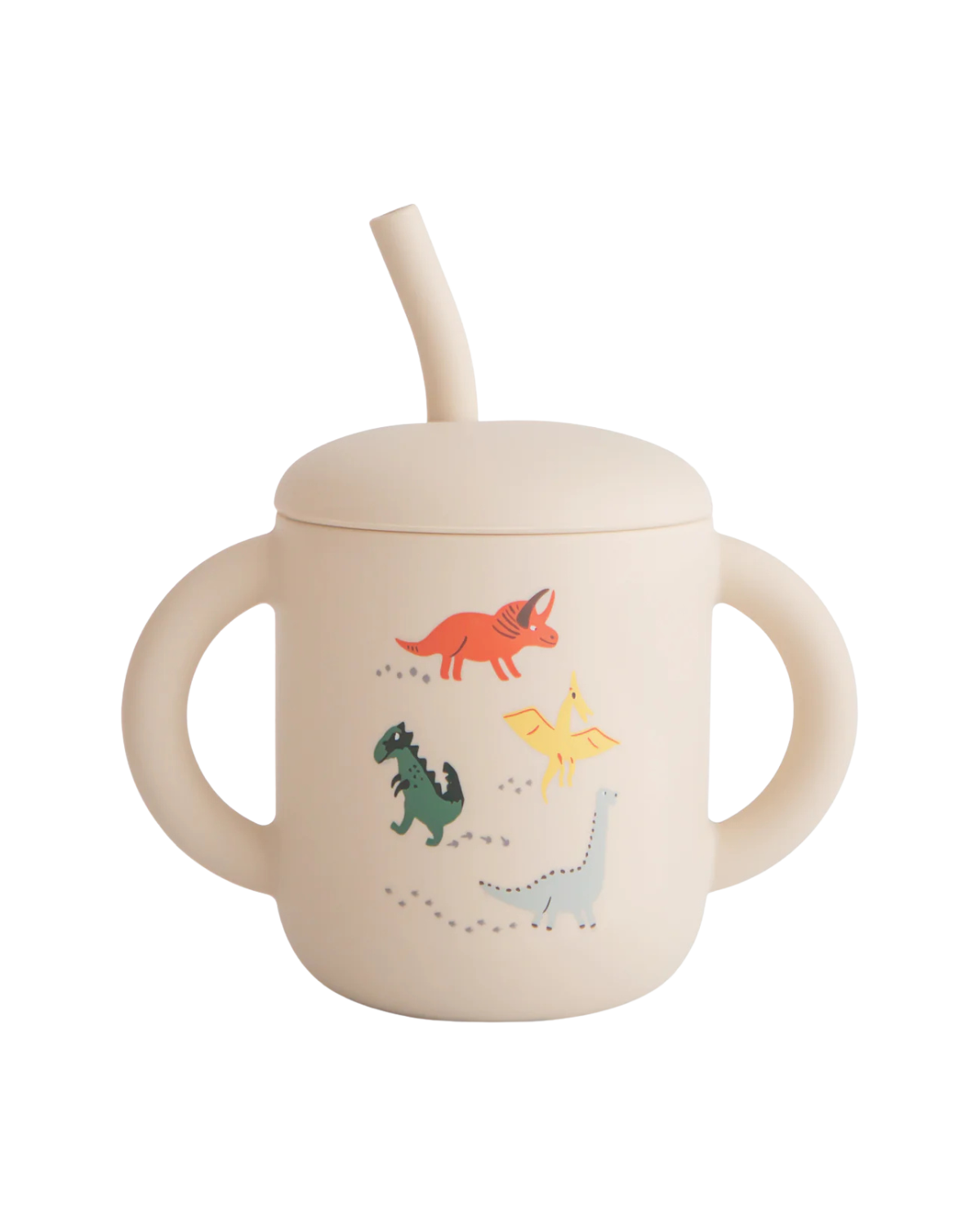 Silicone Training Cup + Straw