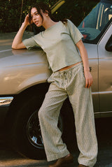 Laundered Stripe Pant