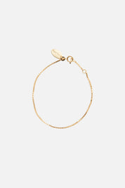 Thin Box Bracelet - 14K Gold Plated