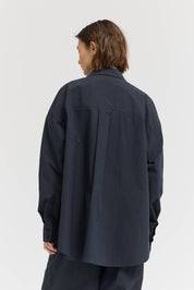 Oversized Round Hem Shirt
