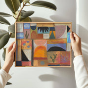 Southwestern Midcentury Collage Art Print