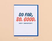 So Far, So Good Card