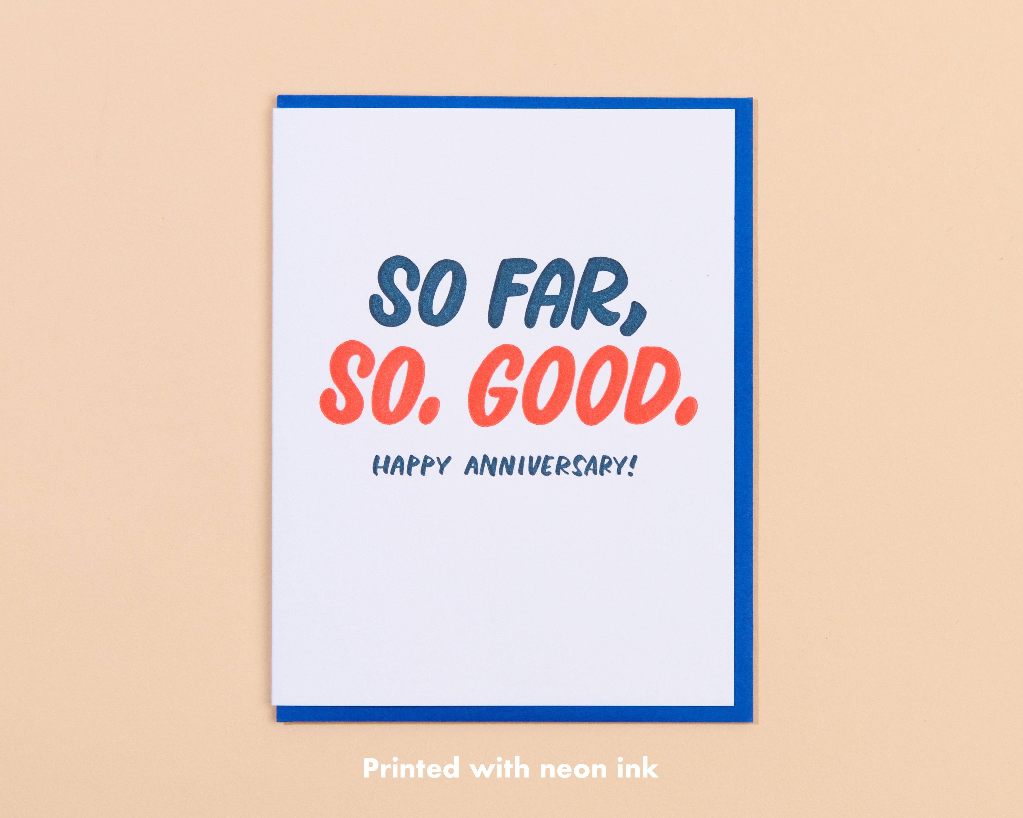 So Far, So Good Card