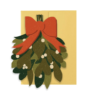 Mistletoe Die Cut Card