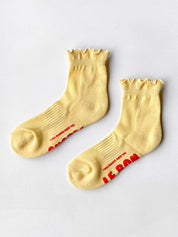 Ruffled Hugger Crew Socks