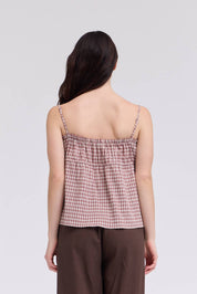Crop Shirred Bust Tank Top