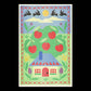Cottage Risograph Print
