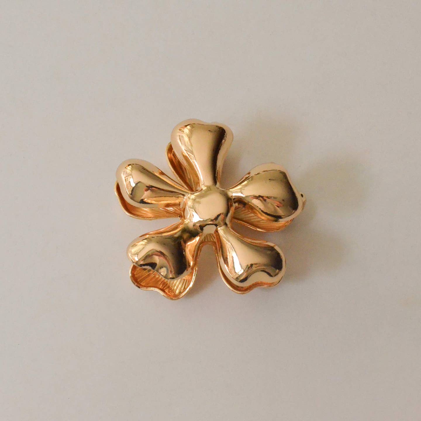 Flower Metal Hair Claw Clip