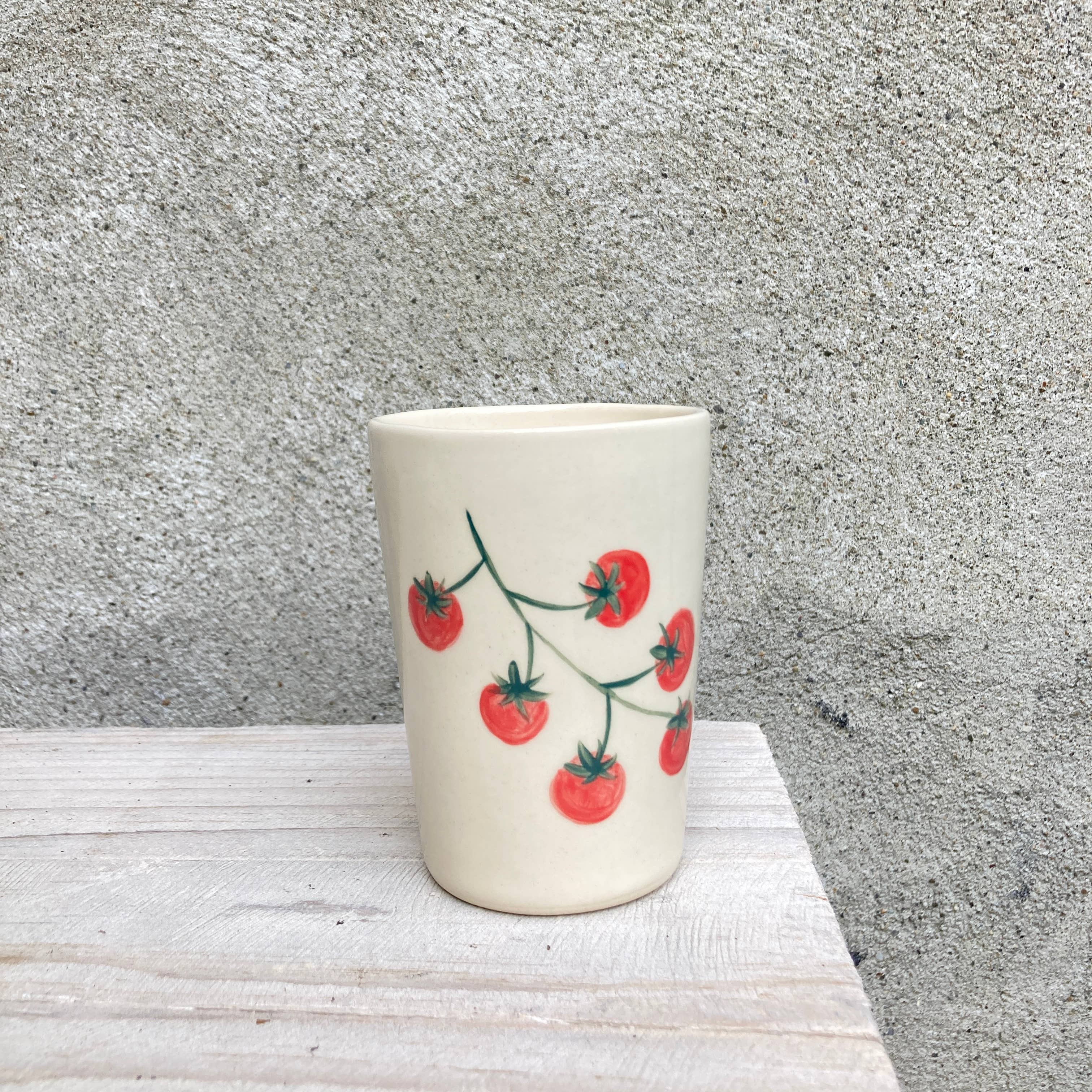 Tomato Ceramic Tumbler