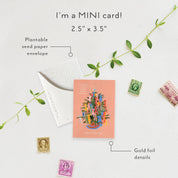 Christmas Bows Mini Card