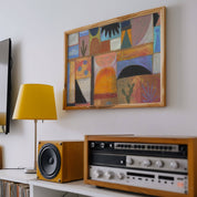 Southwestern Midcentury Collage Art Print