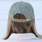 Tomato Vine Embroidered Hat - Washed Green