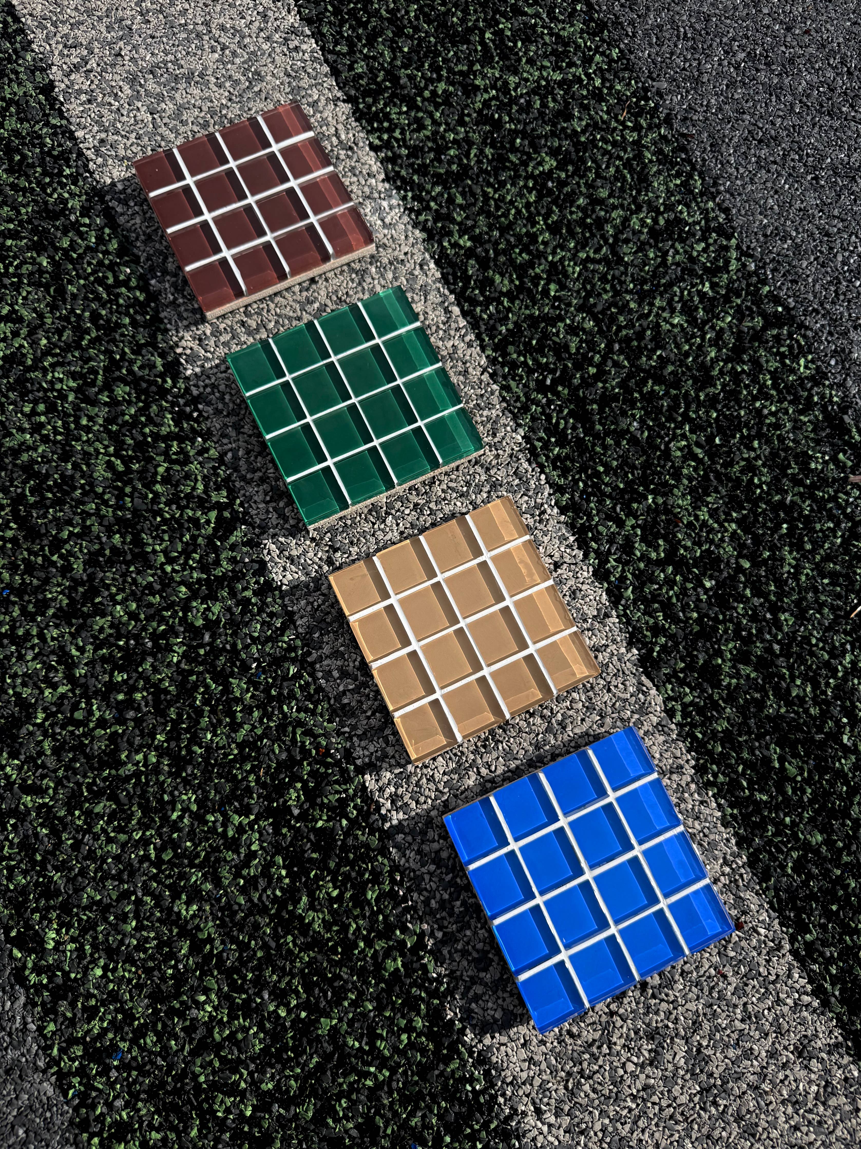 Glass Tile Coasters