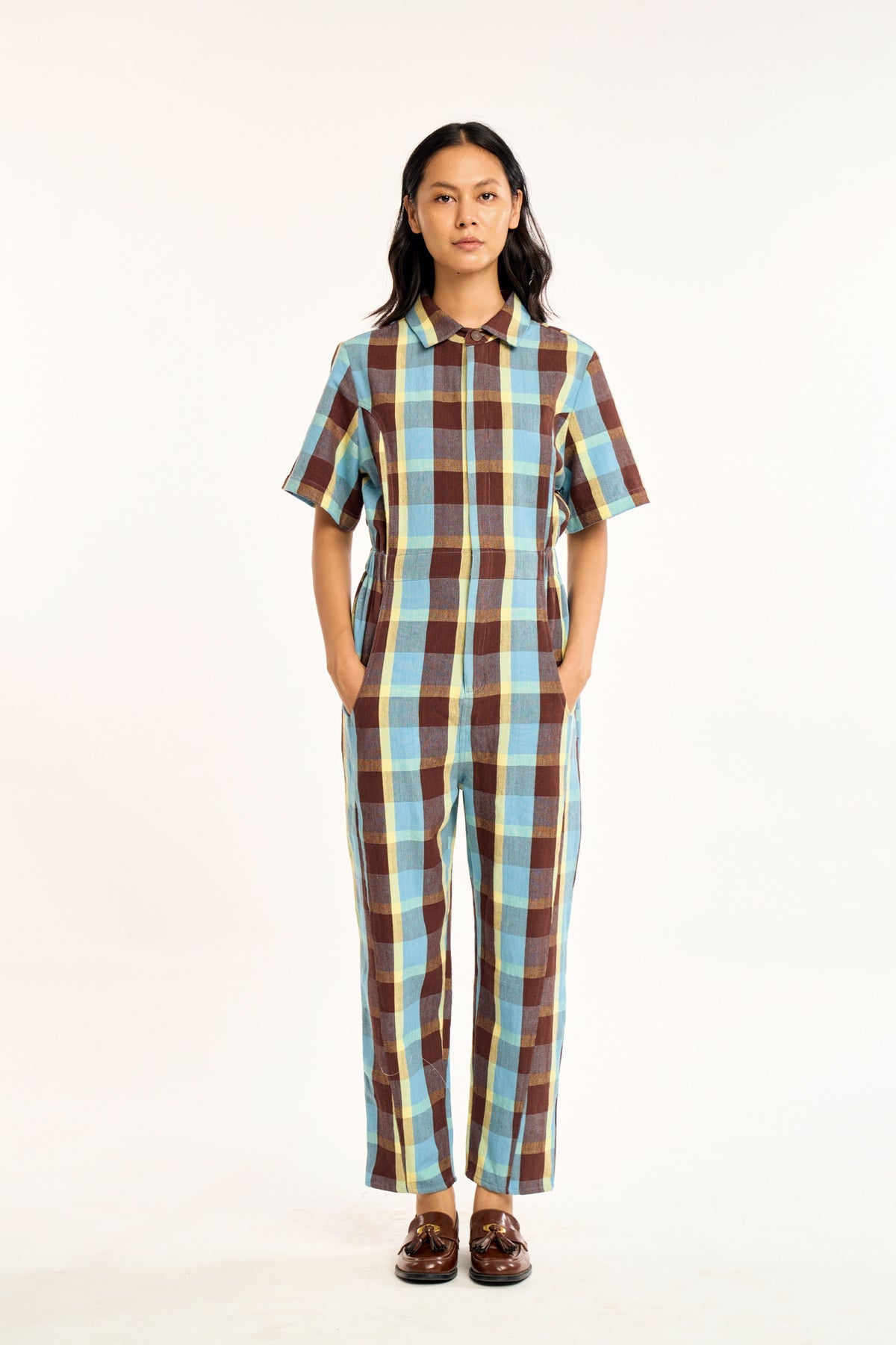 Studio Jumpsuit - Cedar Chex