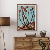 Ocotillo Desert Cactus Print
