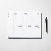 Large Weekly Desk Planner Notepad