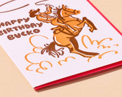 Bucko Birthday Card
