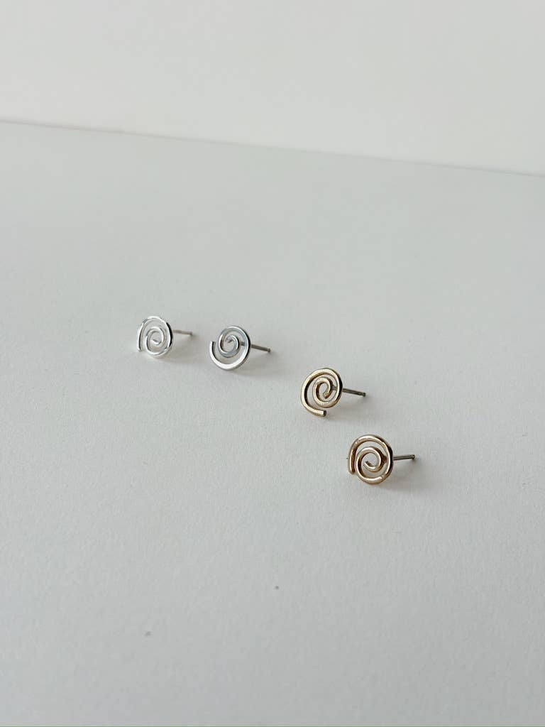 Spiral Charm Earrings