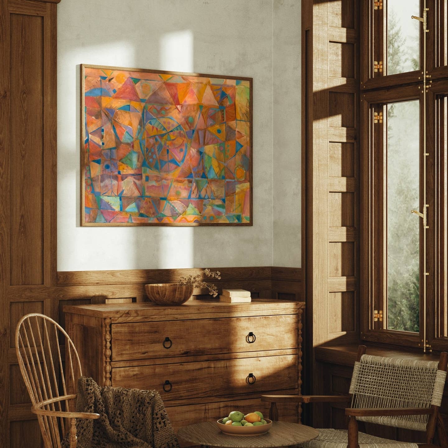 Western Home Midcentury Modern Print